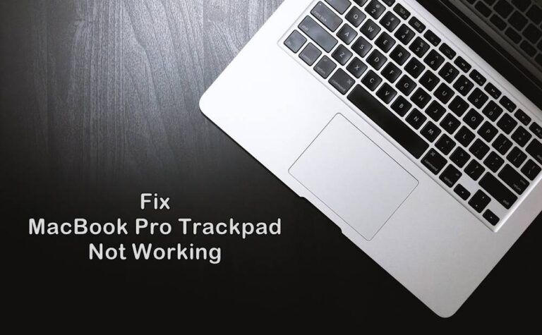 How to Fix MacBook Pro Trackpad Not Working