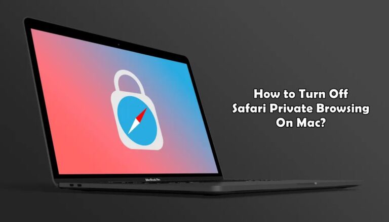 How to Turn Off Safari Private Browsing on Mac?