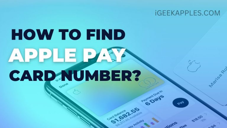 How to View / Find Apple Pay Card Number?