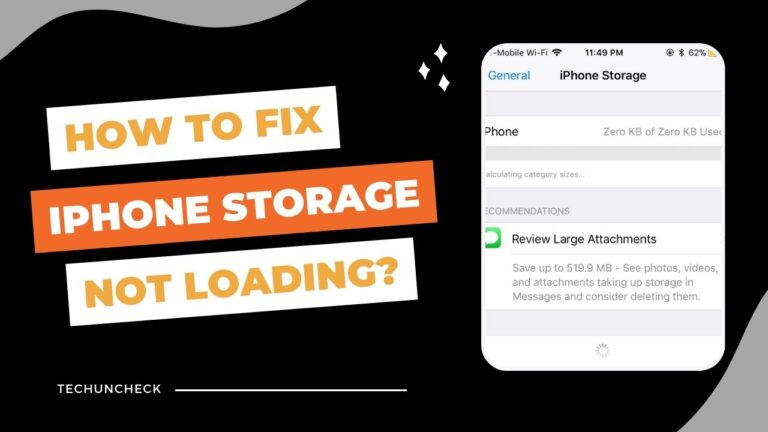 iPhone Storage Won’t Load? Here’s How to Fix!