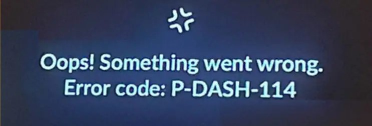 Crunchyroll Error Code P-Dash-114