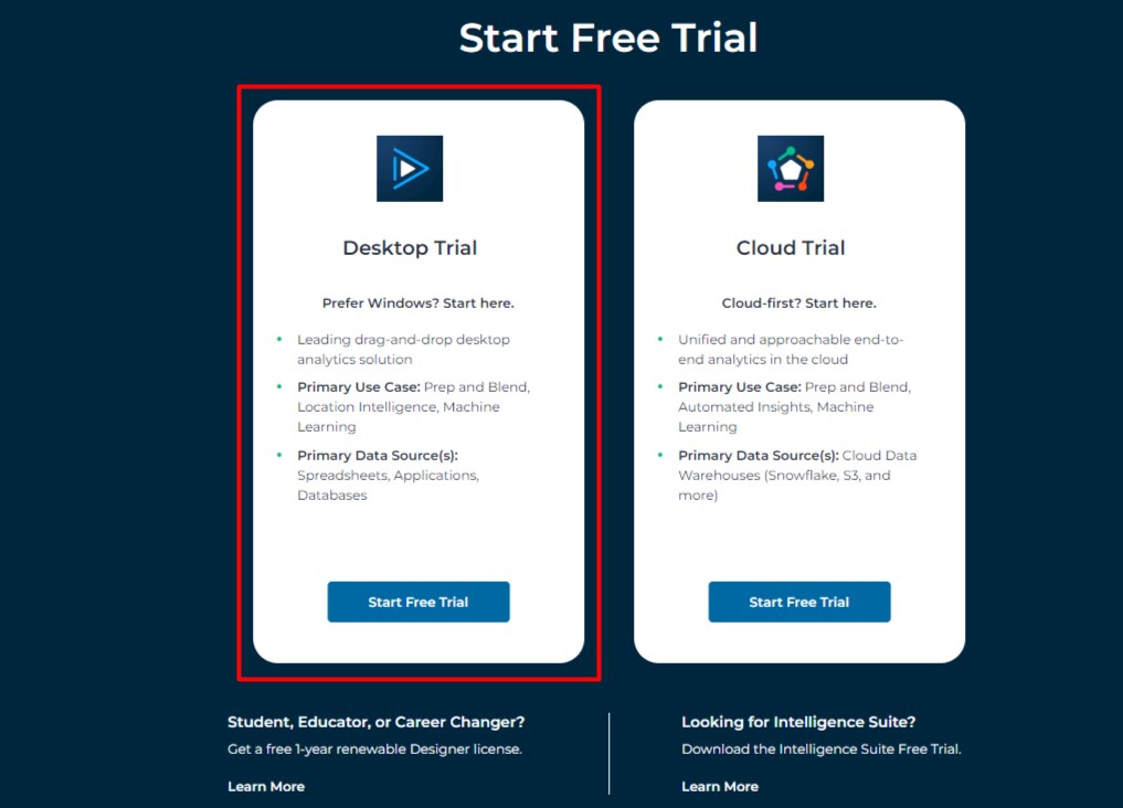 alteryx free trial for desktop